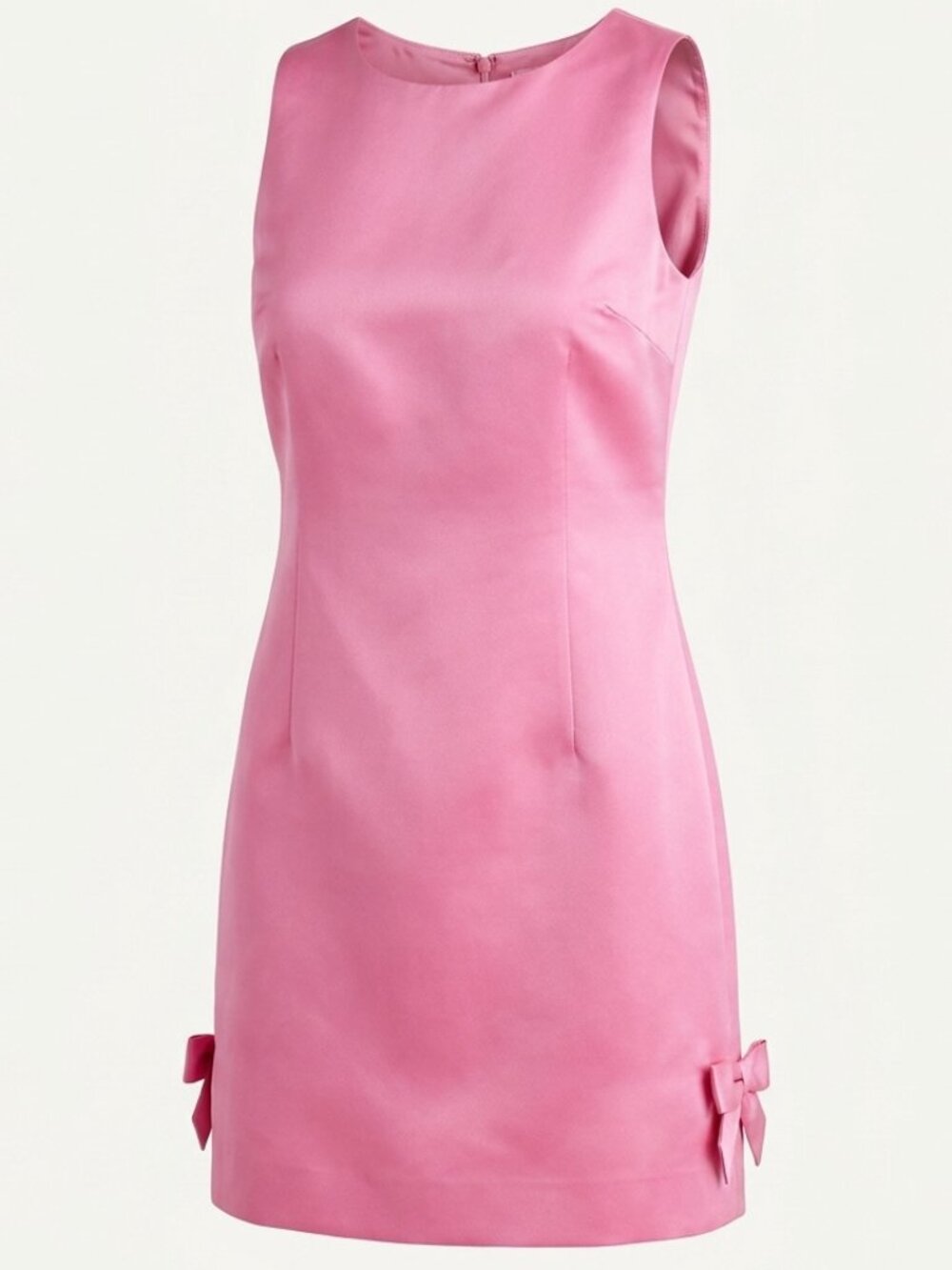 Lilly Pulitzer Sleeveless Boatneck Shift Dress Pink Bows Size 8